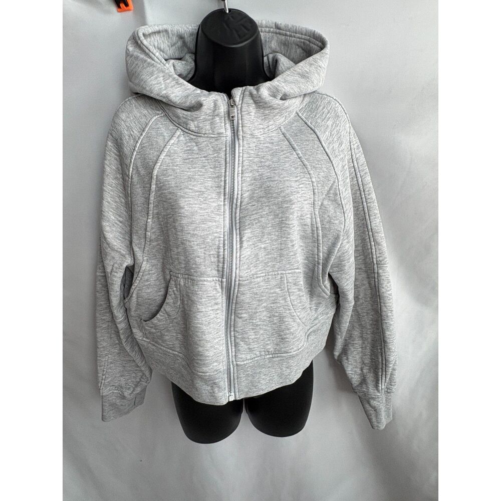 Love Tree Heather Grey Full Zip Hoodie Size M Sweatshirt Active Fitness Basics